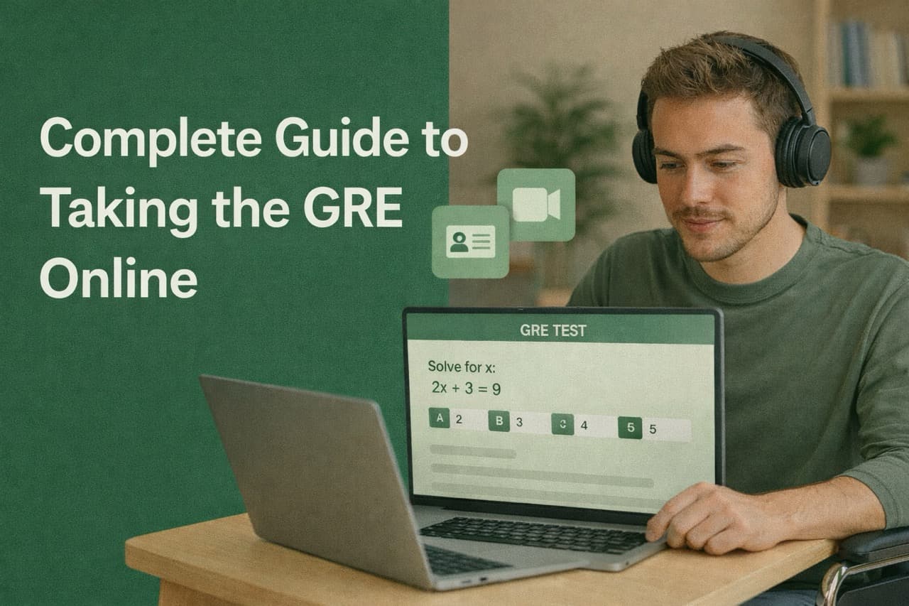 GRE at Home Testing Setup - Complete guide to taking the GRE online from home