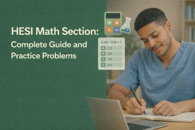 HESI Math Section: Complete Guide and Practice Problems (2026 ...