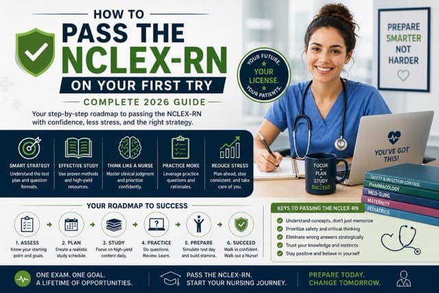 How to pass the NCLEX-RN on your first try with a focused 2026 prep plan