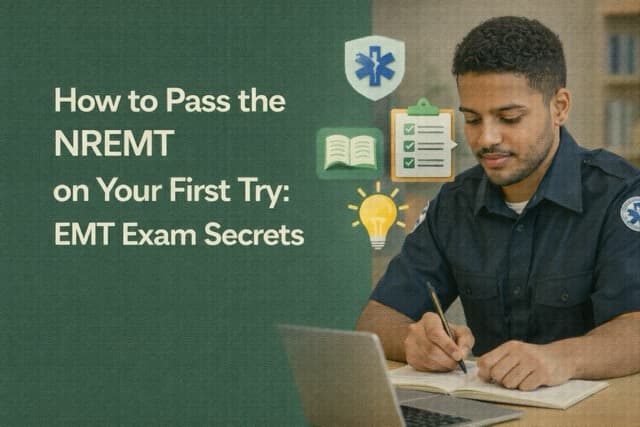 How to Pass the NREMT on Your First Try: EMT Exam Secrets That Actually Work