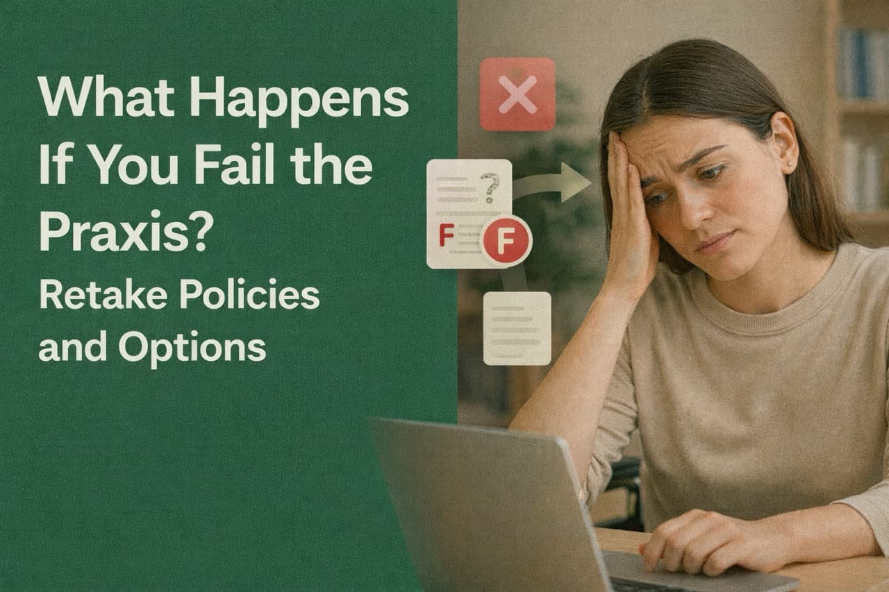 What Happens If You Fail the Praxis? Retake Policies and Your Options